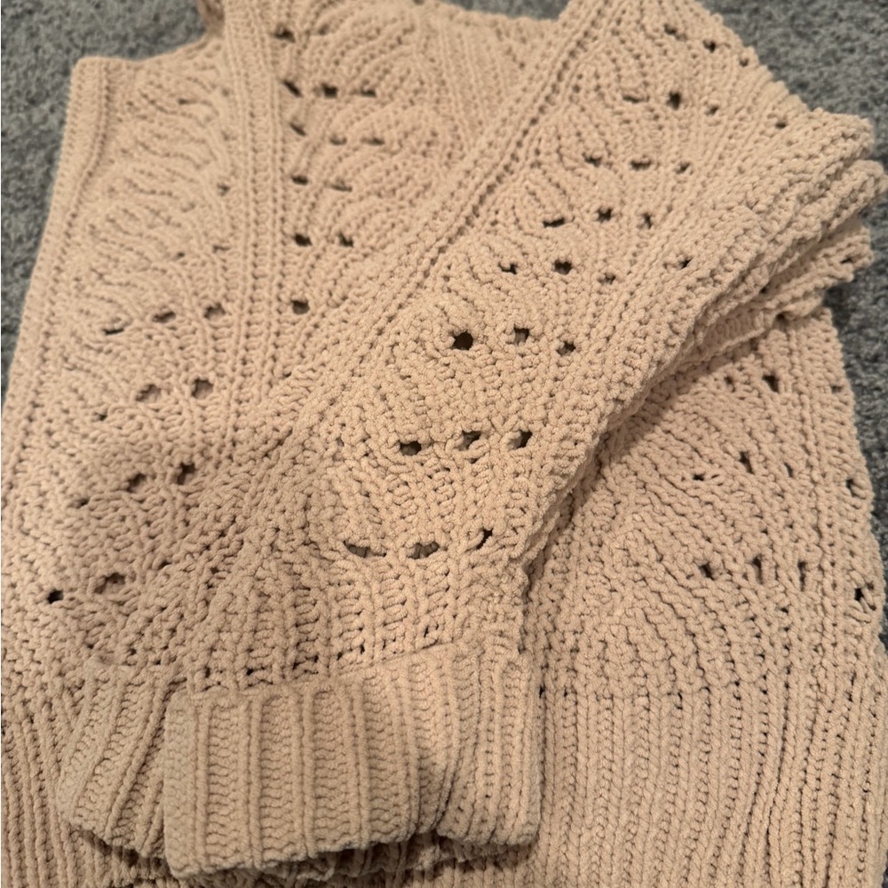 Moon & Madison Open-Front Chenille Cardigan – NWOT – Size M - Picture 7 of 8